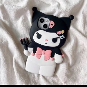 New Kawaii Sanrios kuromi silica gel case 12 pro